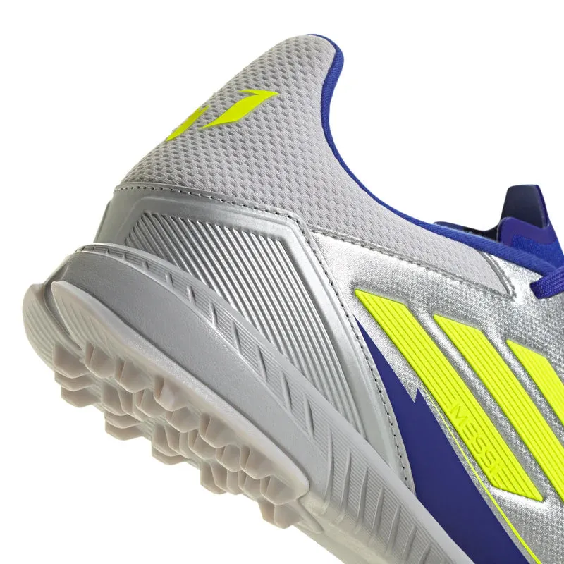 adidas F50 League TF Hallenschuhe MESSI - Silber / Blau / Neon