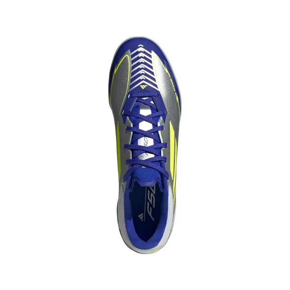adidas F50 League TF Hallenschuhe MESSI - Silber / Blau / Neon