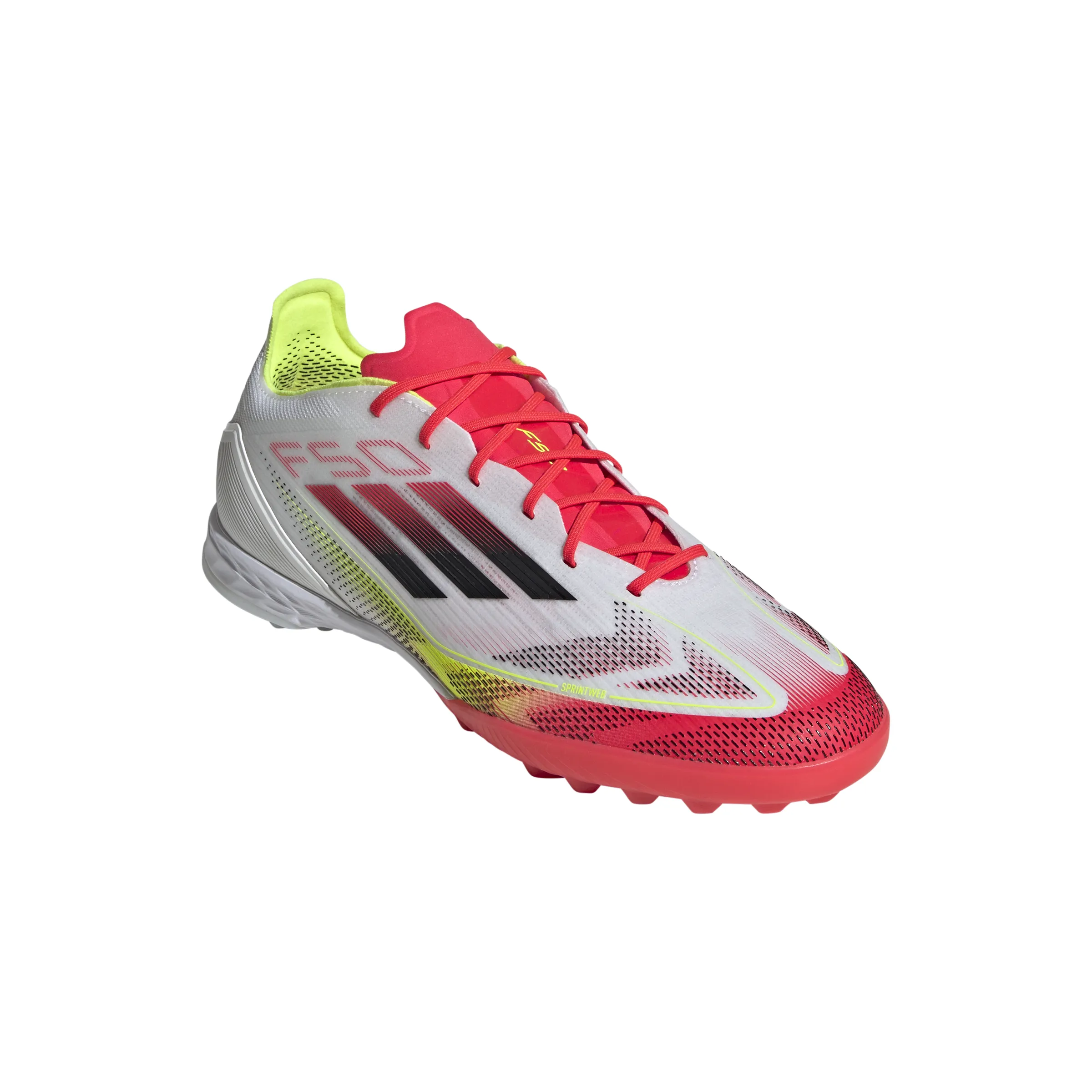 adidas F50 Pro TF Rasenschuhe - ftwr weiß/core schwarz/solar gelb