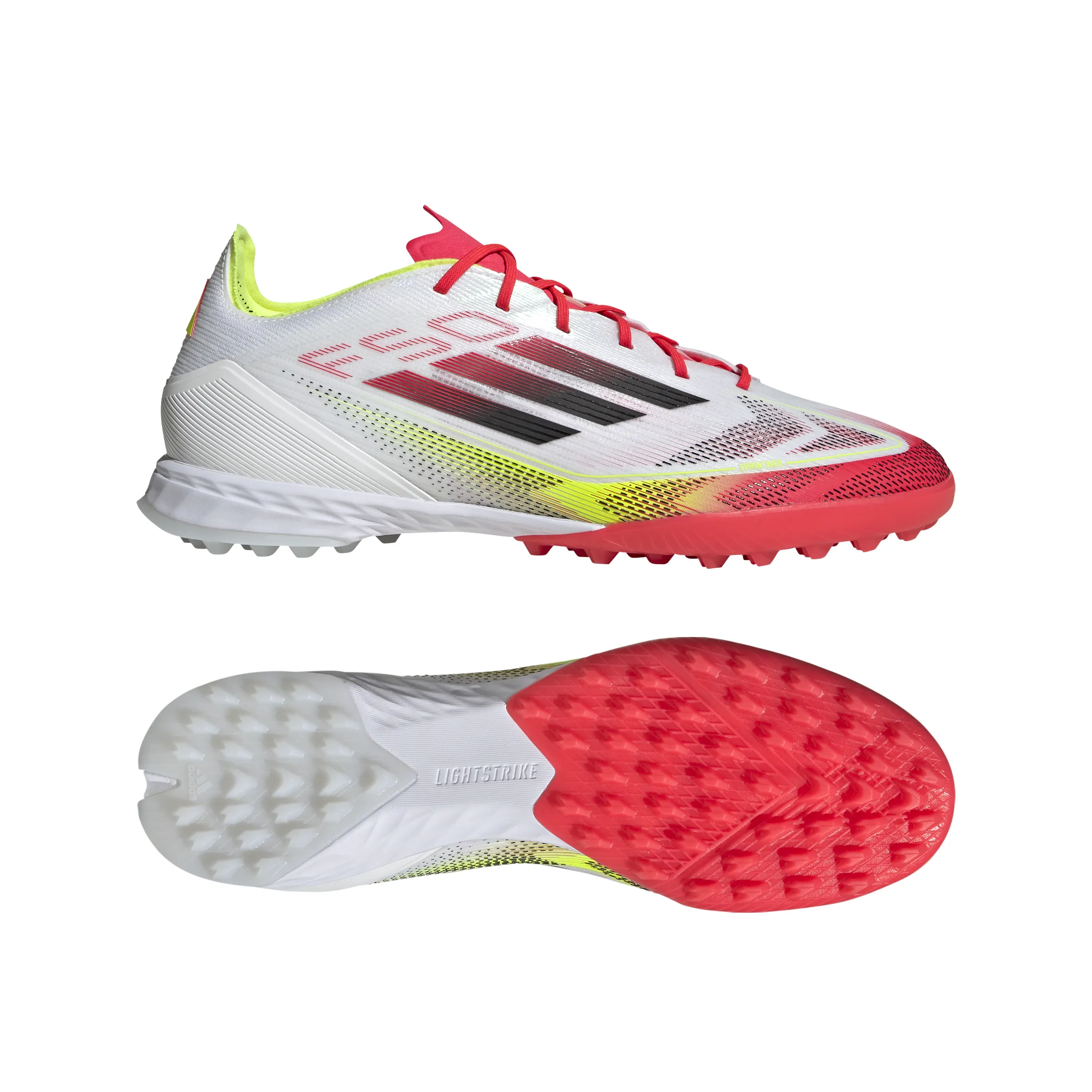adidas F50 Pro TF Rasenschuhe - ftwr weiß/core schwarz/solar gelb