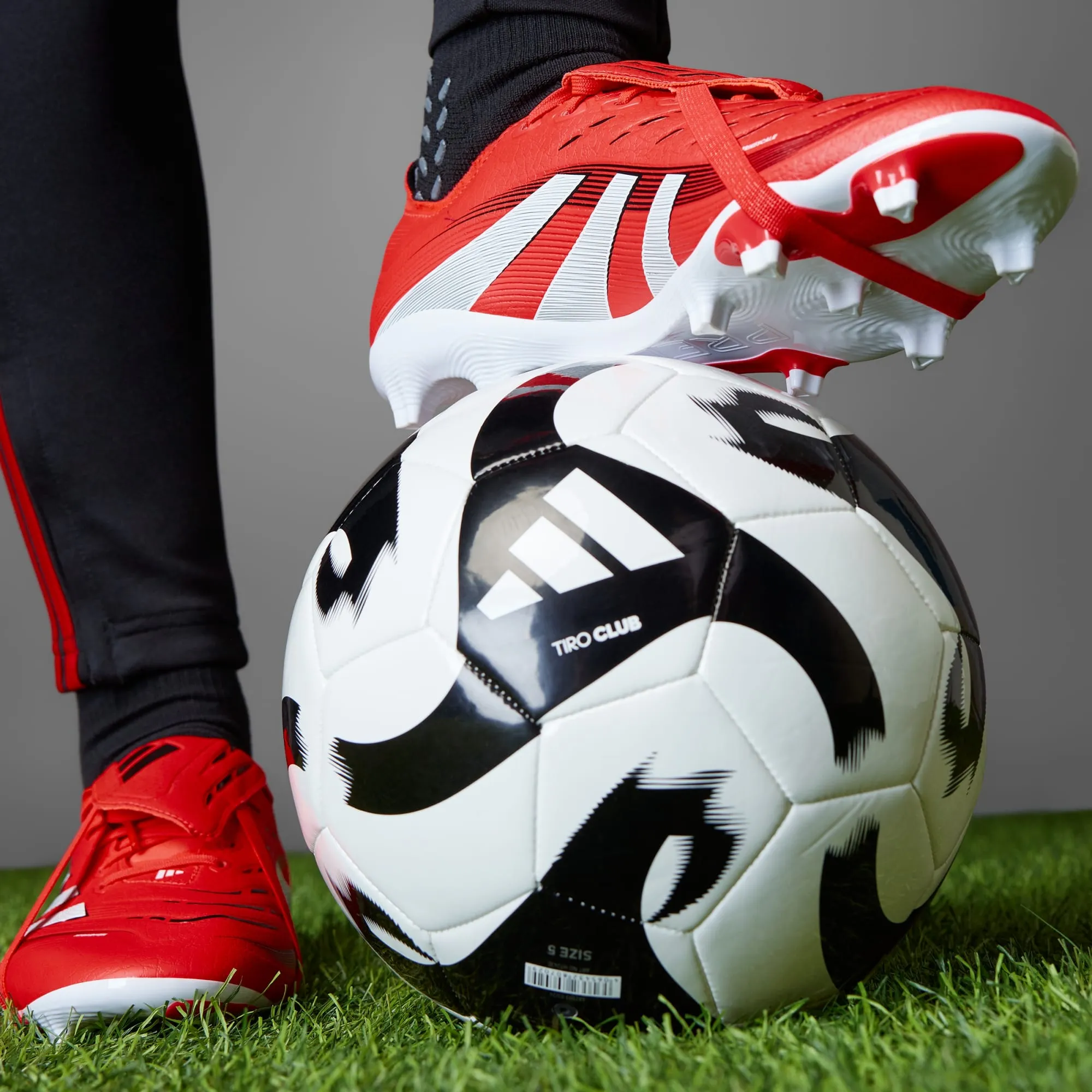 ADIDAS HERREN PREDATOR P3 FALT ROT/WEIß FUßBALLSCHUHE