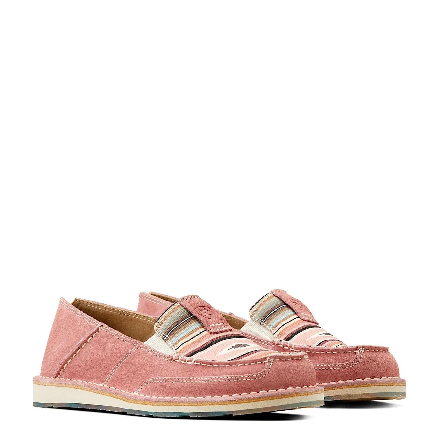 Ariat Damen Cruiser Azalea Wildleder/Babyrosa Serape Ariat Schuhe