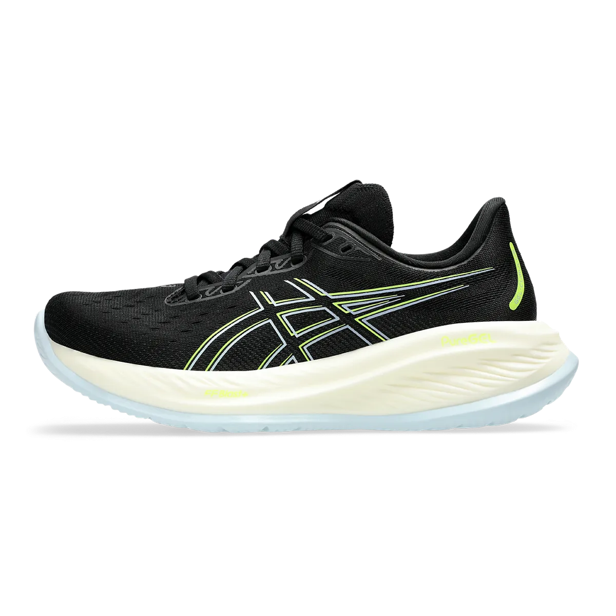 Asics Gel Cumulus 26 - Schwarz - Sicherheitsgelb
