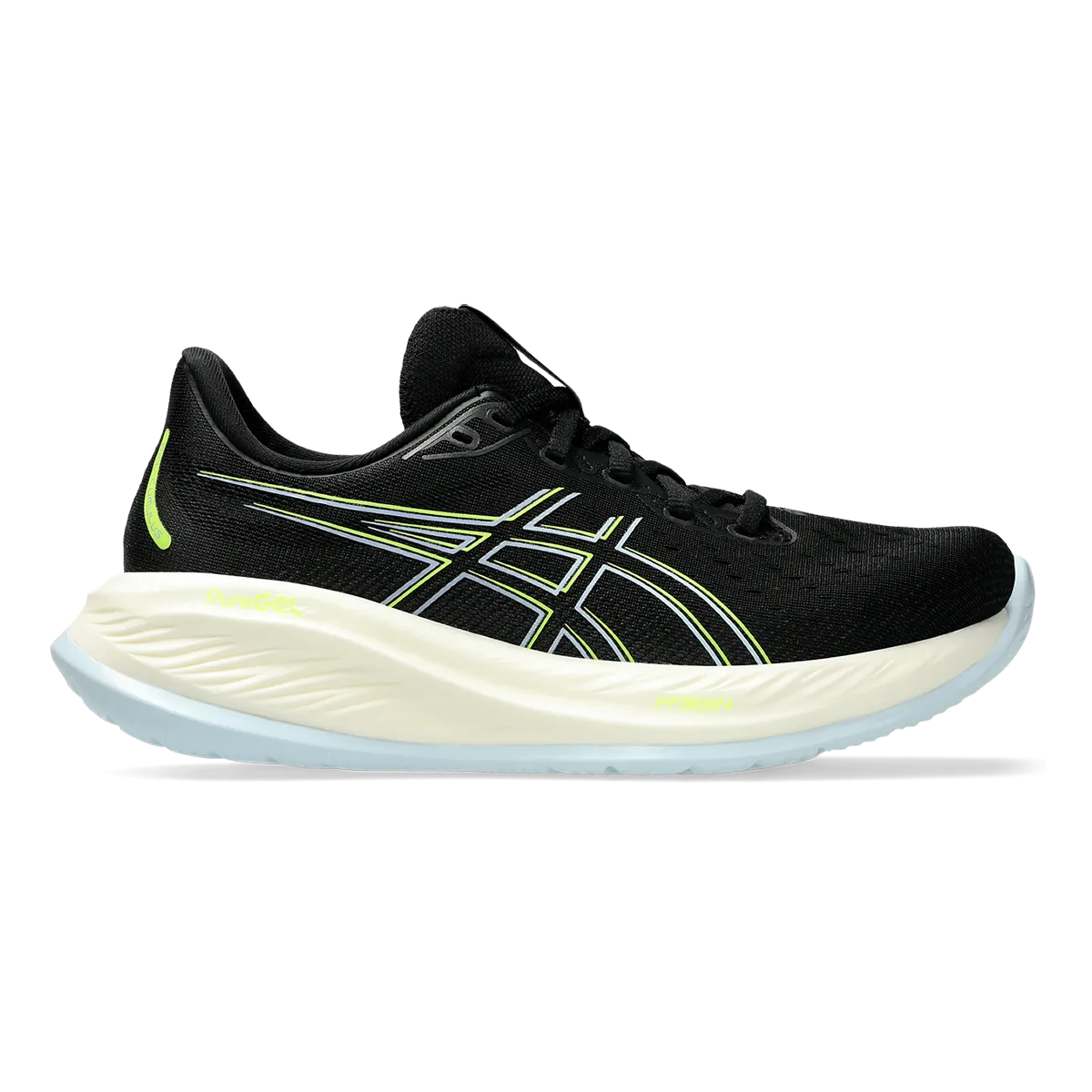 Asics Gel Cumulus 26 - Schwarz - Sicherheitsgelb