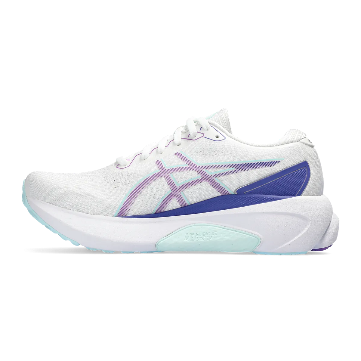 Asics Gel Kayano 30 - Weiß - Cyber Grape