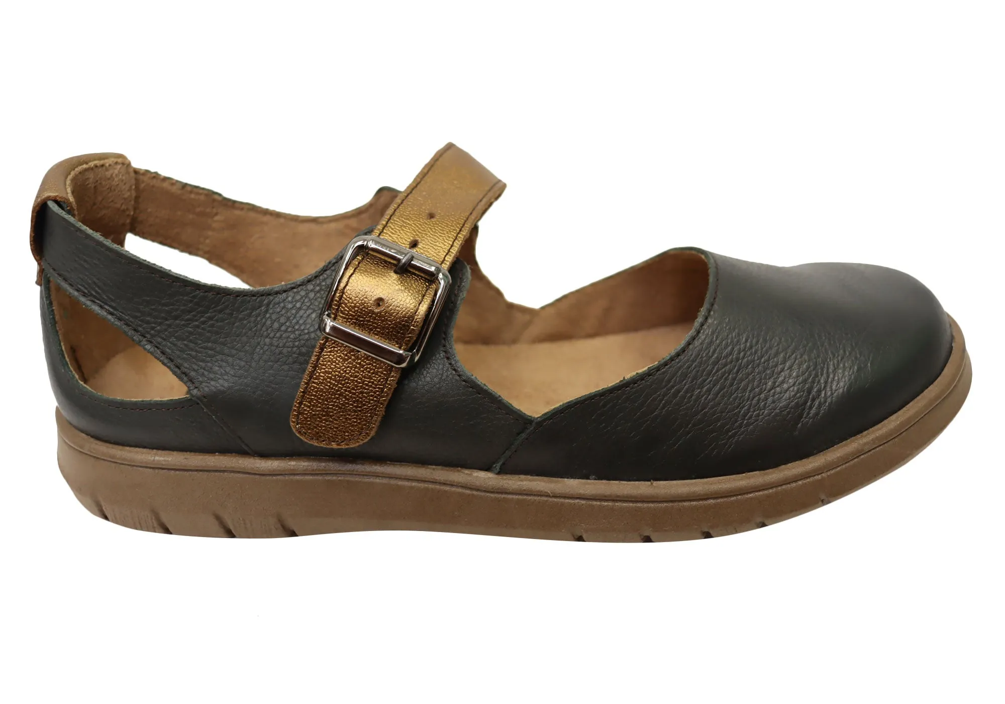 Balatore Paige Damen Bequeme Brasilianische Mary Jane Lederschuhe Balatore Schuhe