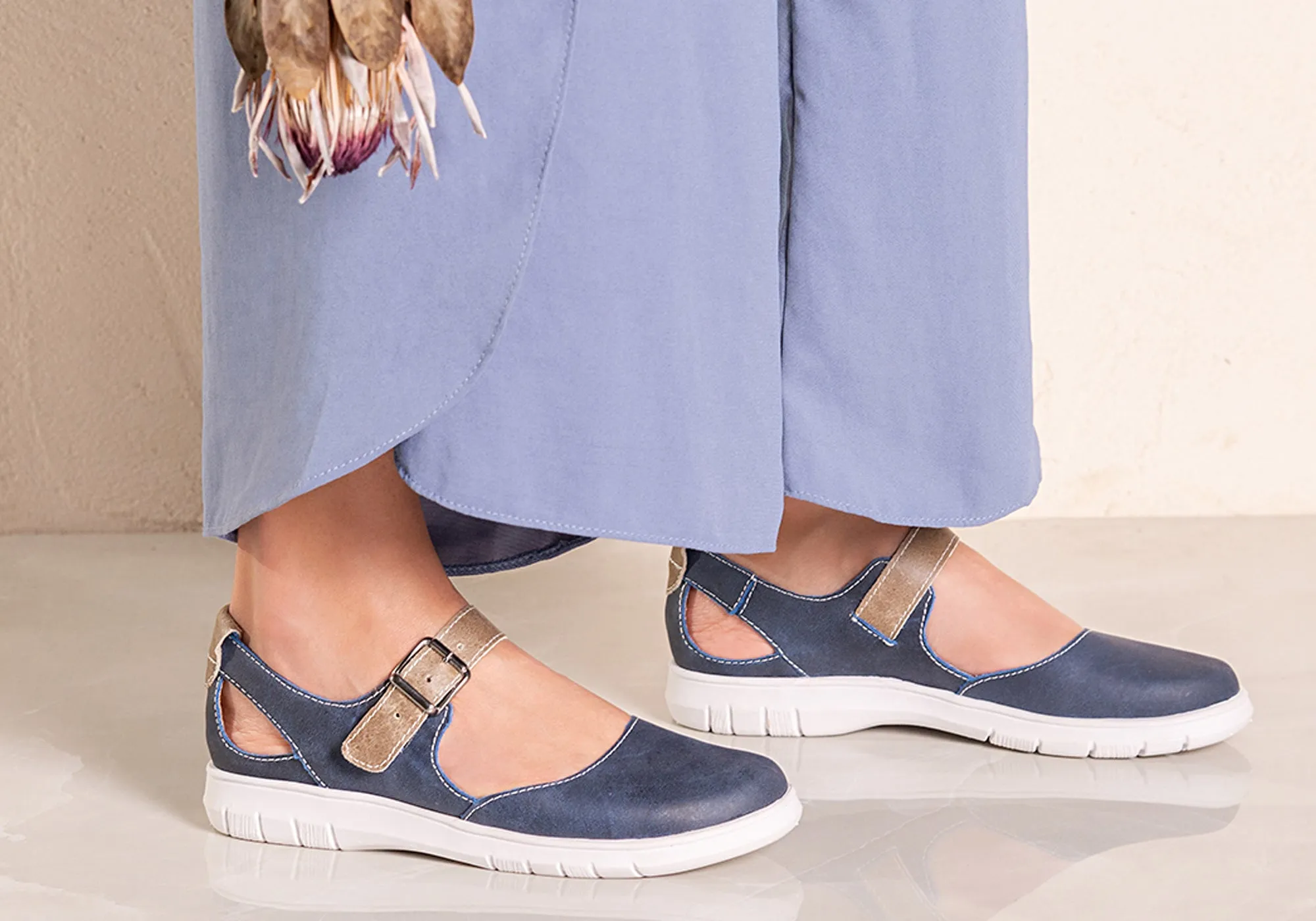 Balatore Paige Damen Bequeme Brasilianische Mary Jane Lederschuhe Balatore Schuhe
