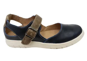 Balatore Paige Damen Bequeme Brasilianische Mary Jane Lederschuhe Balatore Schuhe