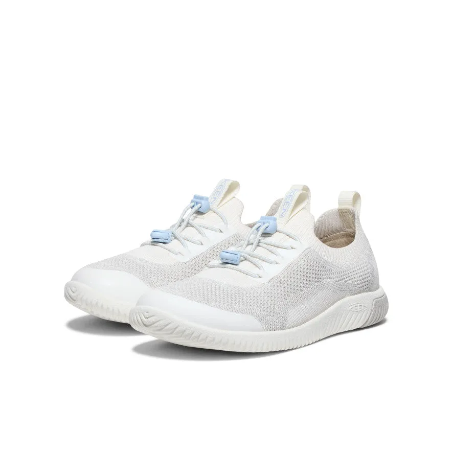 KNX Strick-Sneaker für Größere | Sternenweiß/Skyway