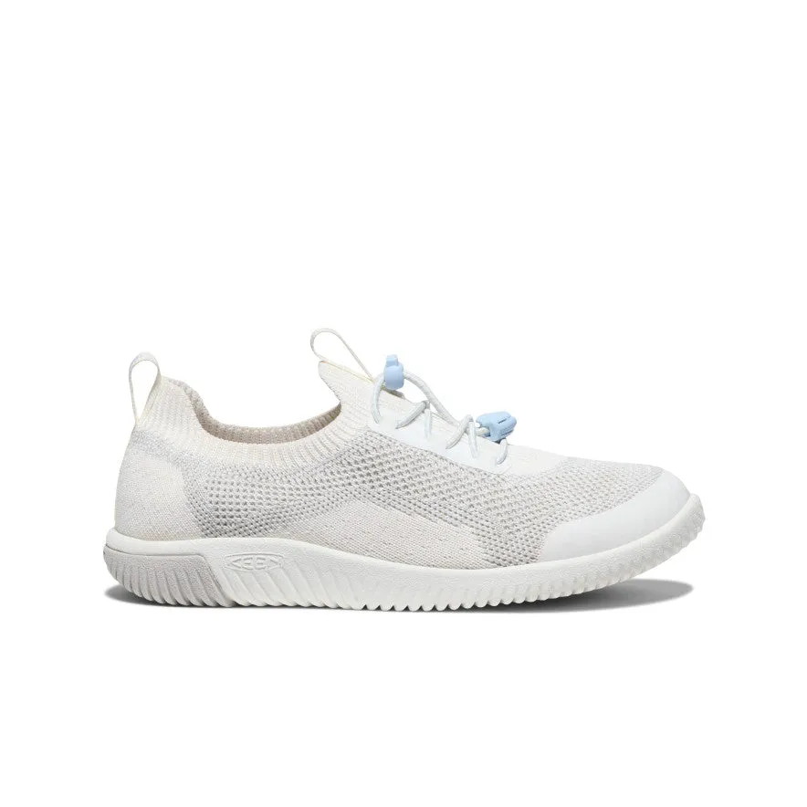 KNX Strick-Sneaker für Größere | Sternenweiß/Skyway