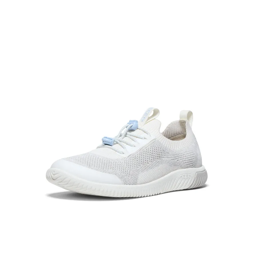 KNX Strick-Sneaker für Größere | Sternenweiß/Skyway