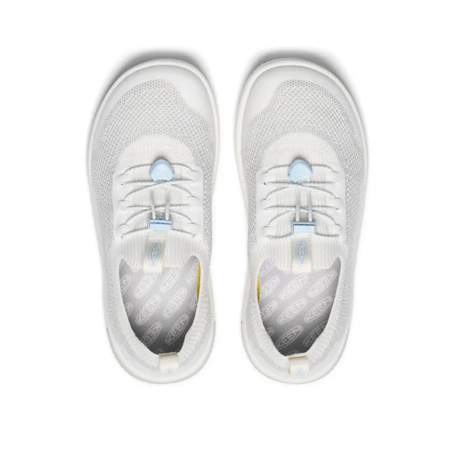 KNX Strick-Sneaker für Größere | Sternenweiß/Skyway