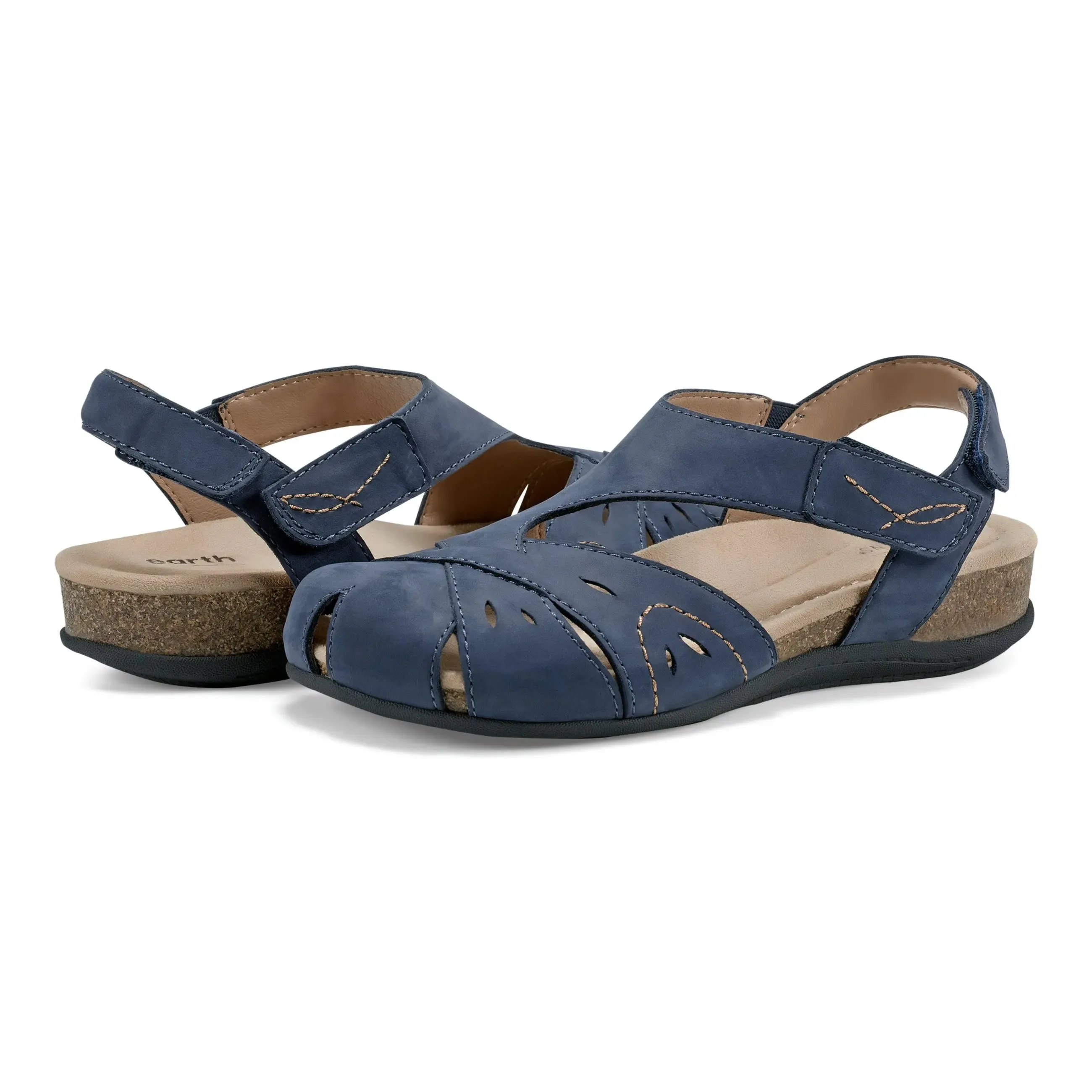 Birdine Bequeme Slip-On Sandalen mit Rundkappe