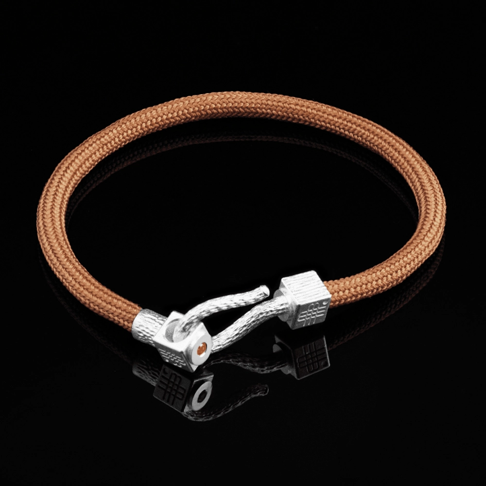 Bracelet CAMEL SEA - 925 sterling silver with an orange topaz