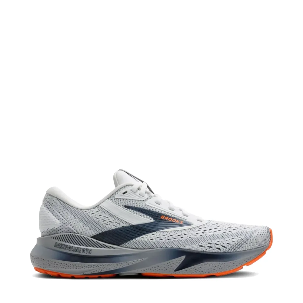Brooks Herren Adrenaline GTS 24 Sneaker in Weiß/Peacoat/Alloy
