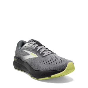 Brooks Herren Ghost 16 Sneaker in Grundiergrau/Grau/Limettenfarbe