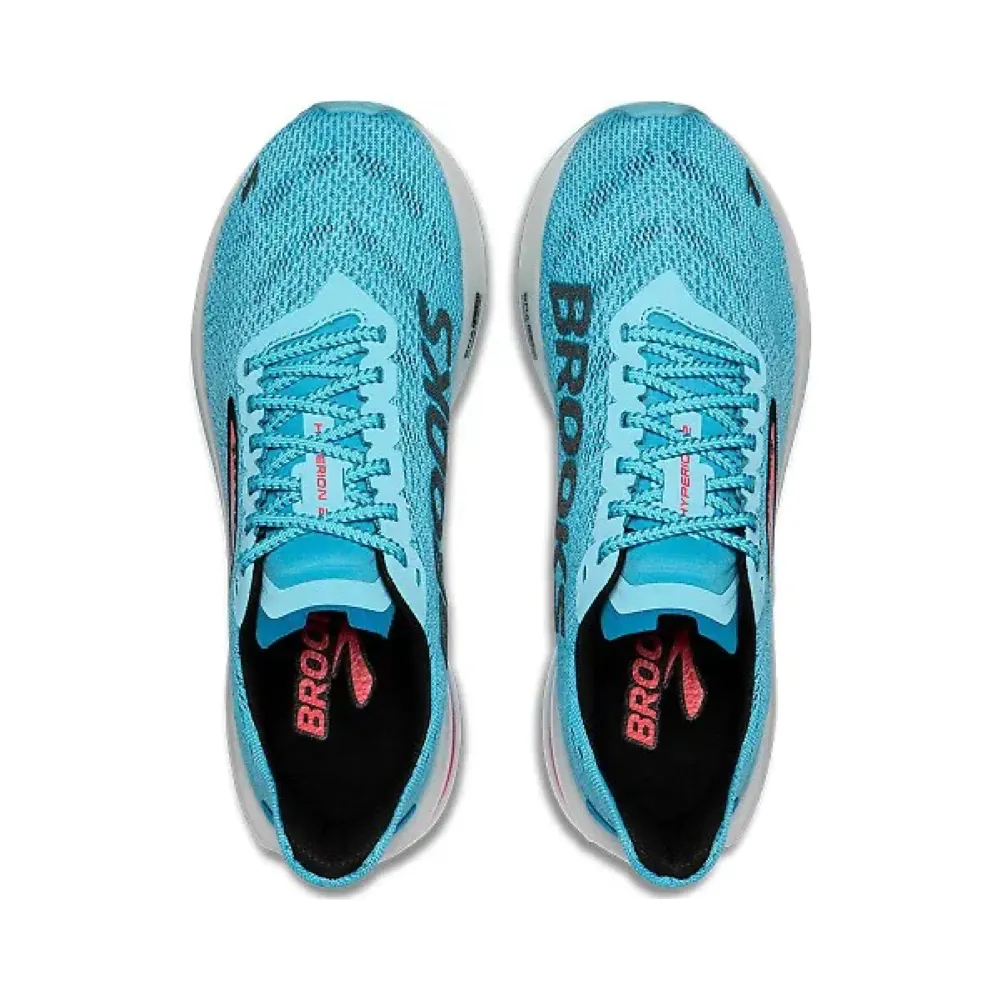 Brooks Herren Hyperion 2 Sneaker in Crystal Seas/Diva Pink/Schwarz