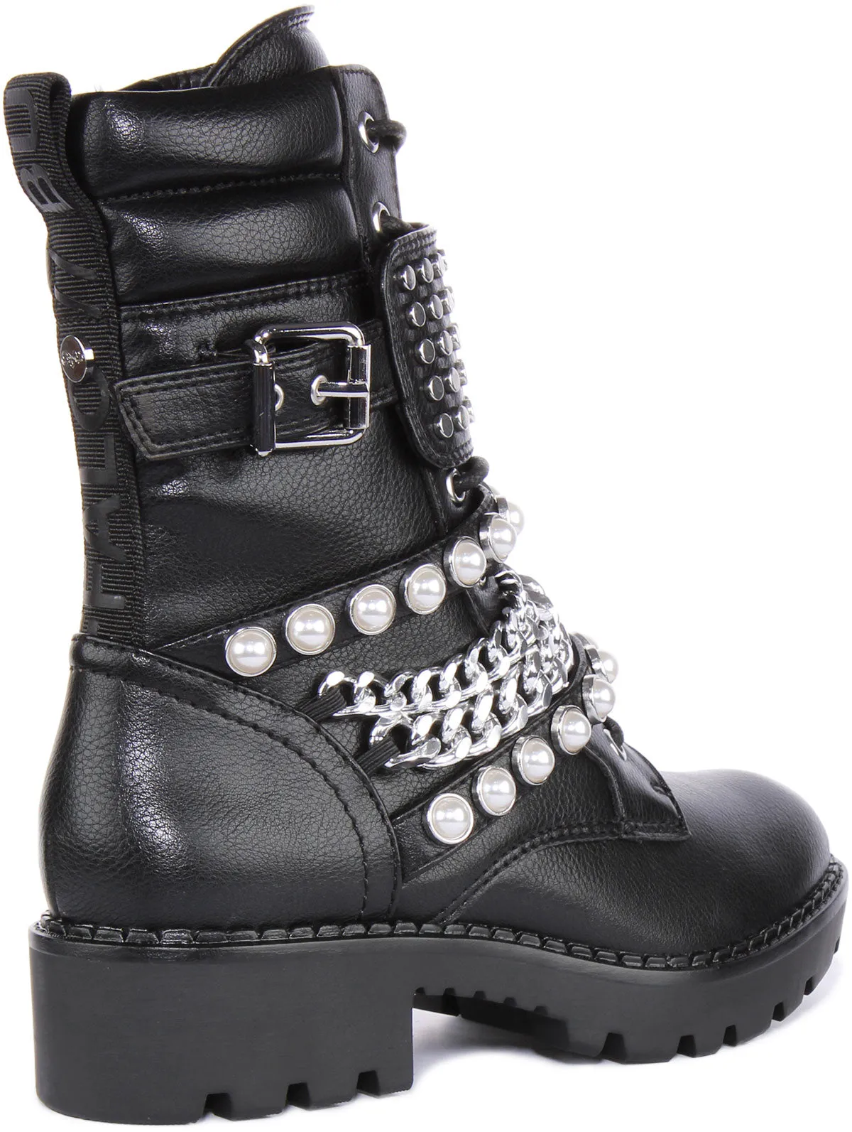 Buffalo Wave Stiefel Combat In Schwarz Schuhe Buffalo