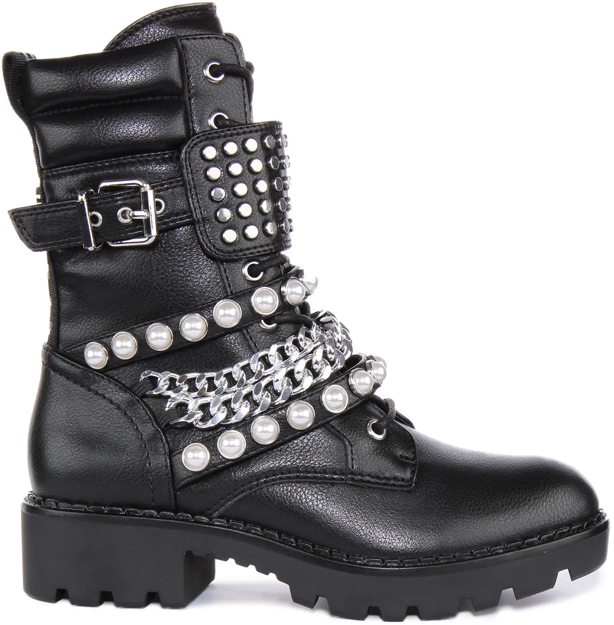 Buffalo Wave Stiefel Combat In Schwarz Schuhe Buffalo