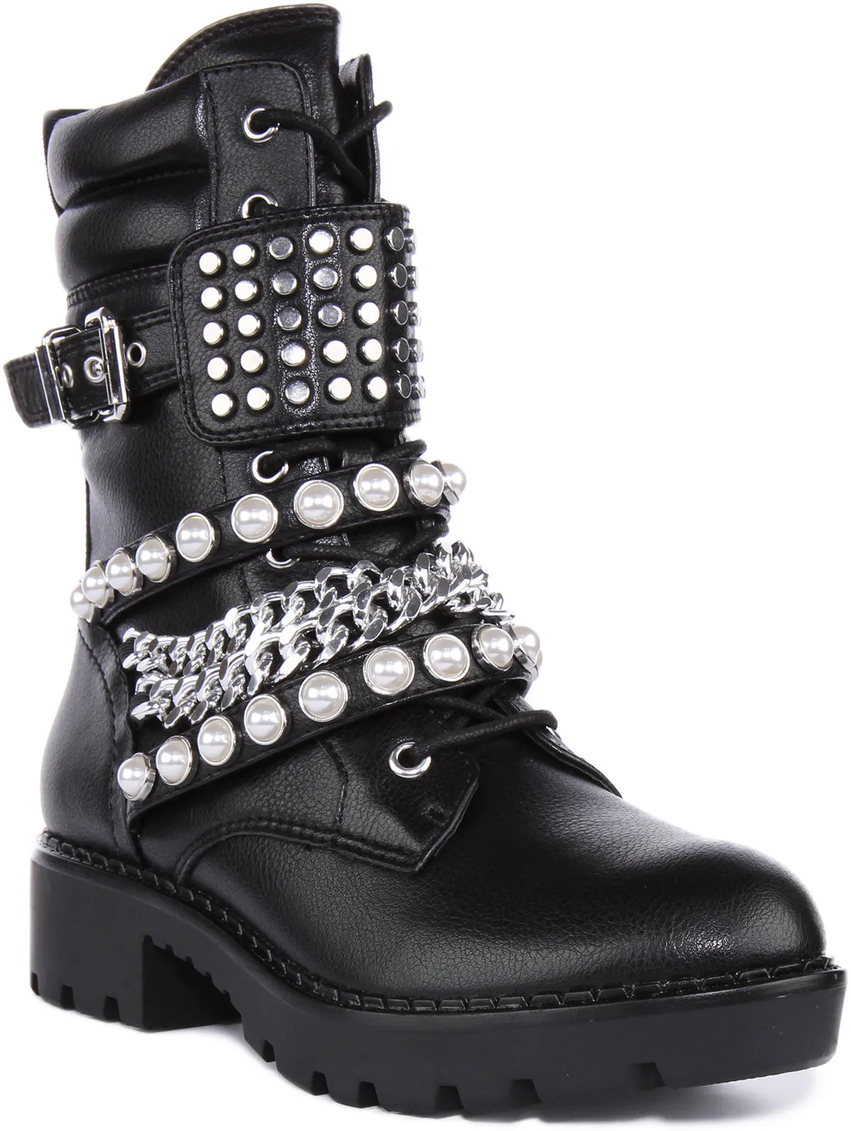 Buffalo Wave Stiefel Combat In Schwarz Schuhe Buffalo