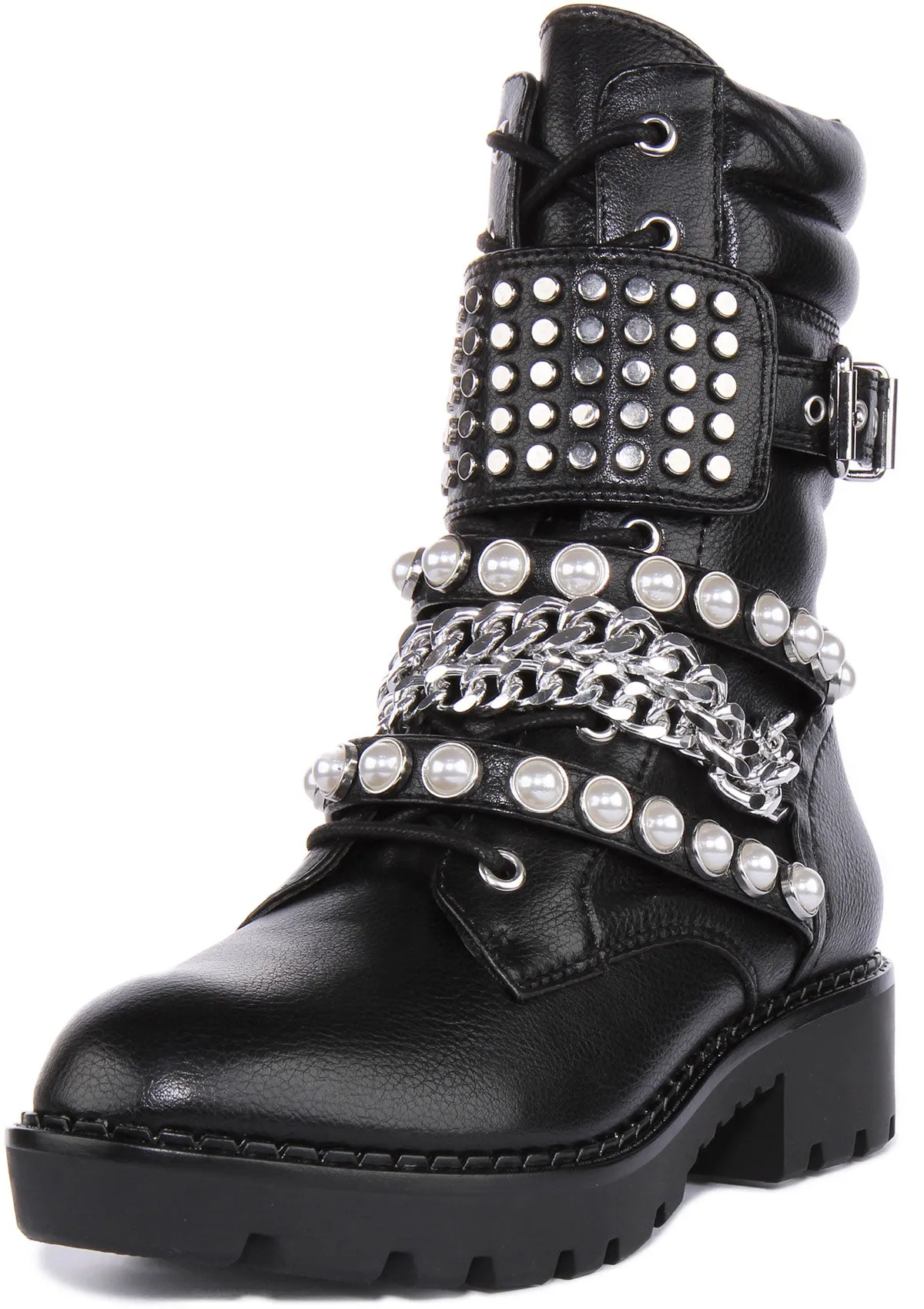 Buffalo Wave Stiefel Combat In Schwarz Schuhe Buffalo