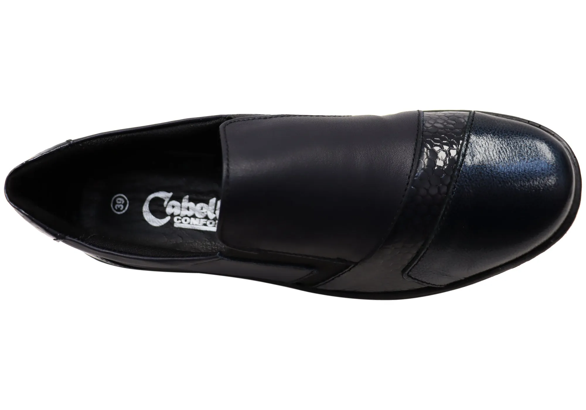 Cabello Comfort Damen CP461-18 Bequeme Europäische Lederschuhe Cabello Comfort Schuhe