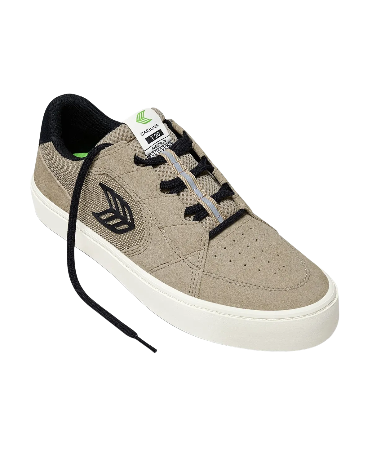 Cariuma Schuhe Hoefler T20 Pro Schuhe in Plaza Taupe & Schwarz