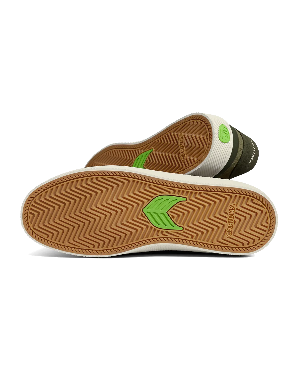 Cariuma Schuhe Luan Pro Wildlederschuhe in Olivgrün & Elfenbein