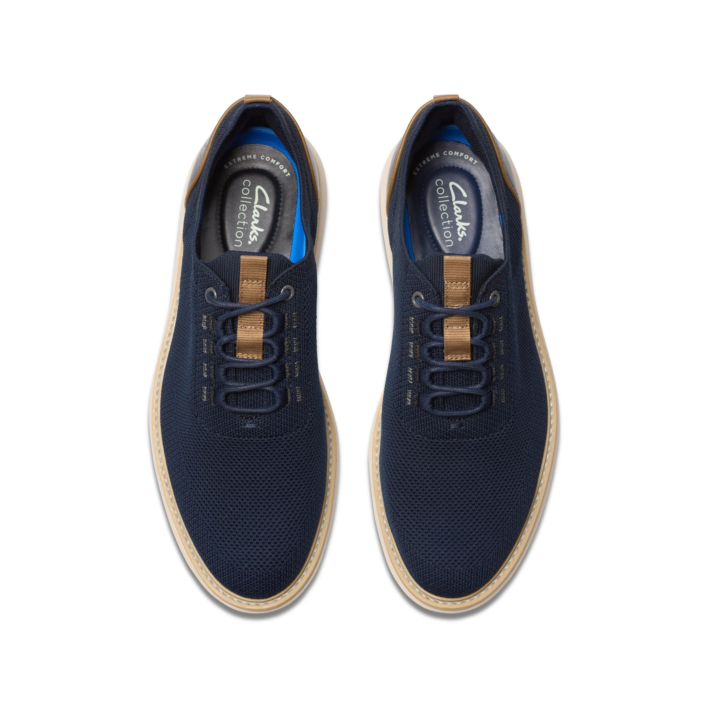 Clarks Brantin Strick in Blauem Textil