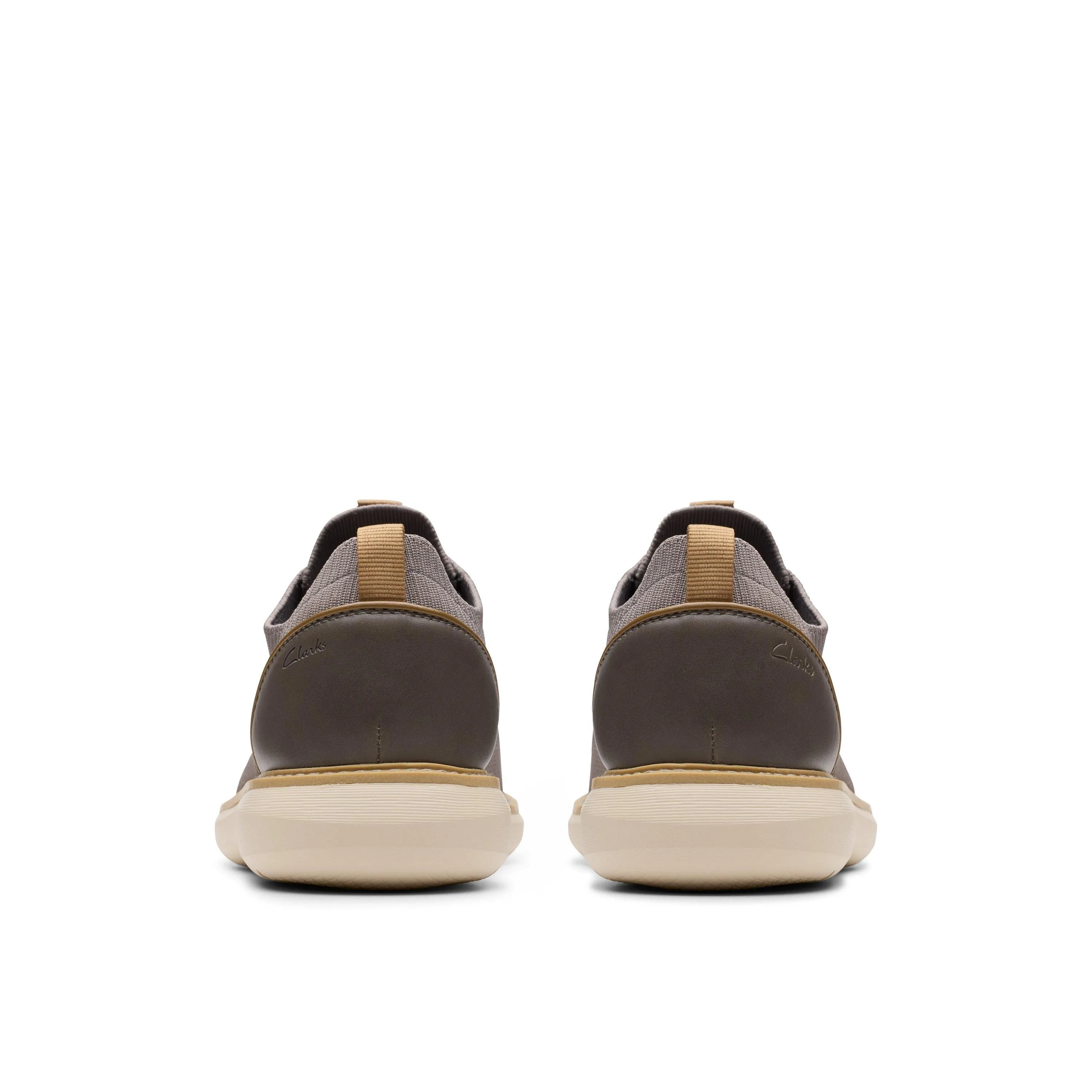 Clarks Brantin Strick in Grauem Textil