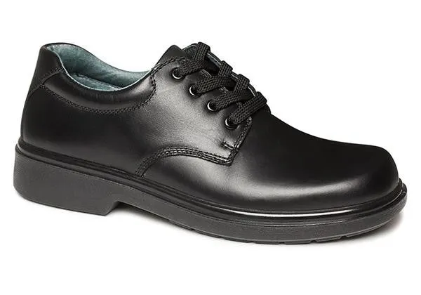 Clarks Daytona Senior Schwarze Leder Schühe Clarks Schuhe
