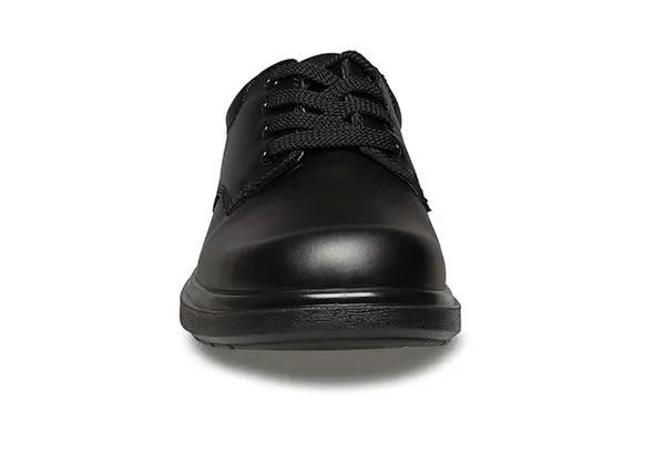 Clarks Daytona Senior Schwarze Leder Schühe Clarks Schuhe