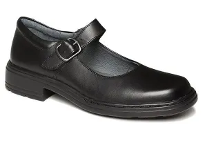 Clarks Intrigue Senior Mädchen Schwarze Leder Schülerschuhe Clarks Schuhe