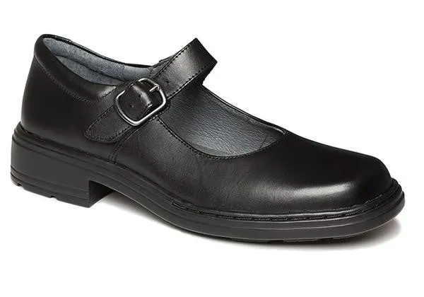 Clarks Intrigue Senior Mädchen Schwarze Leder Schülerschuhe Clarks Schuhe
