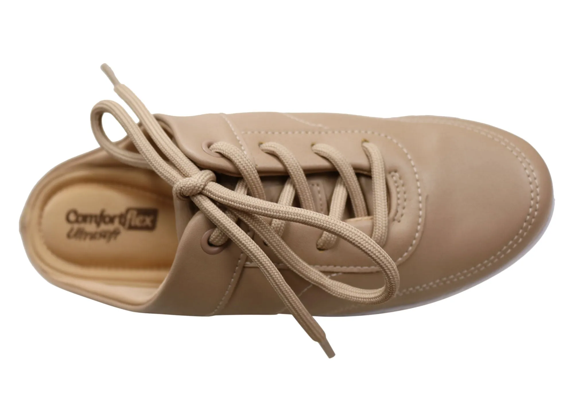 Comfortflex Whirl Damen Bequeme Geschlossene Zehen Offene Fersen Pantoffeln Comfortflex Schuhe