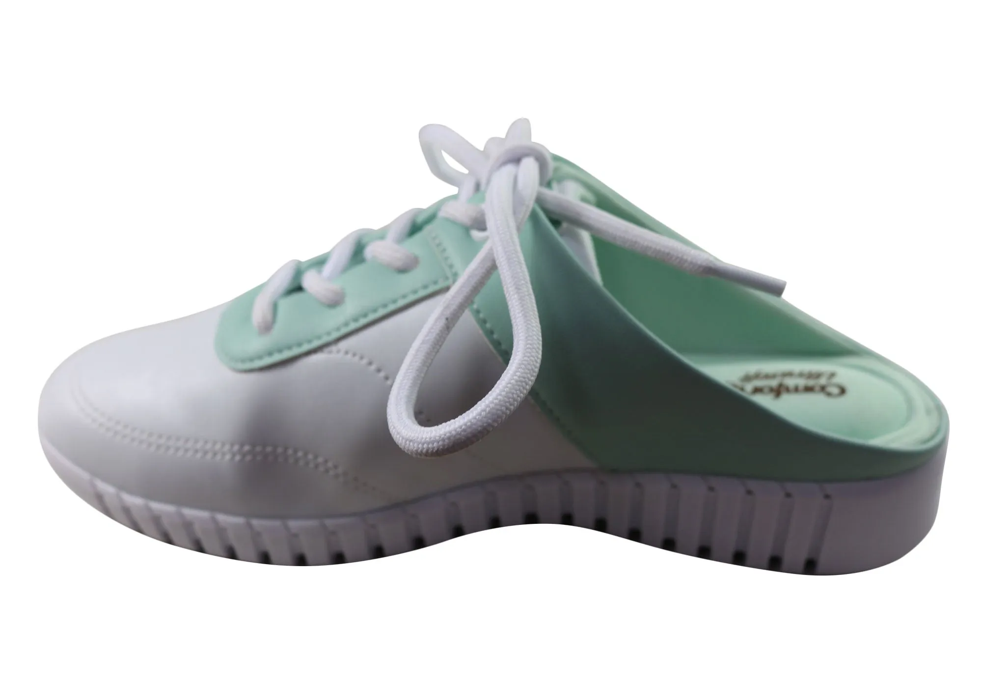 Comfortflex Whirl Damen Bequeme Geschlossene Zehen Offene Fersen Pantoffeln Comfortflex Schuhe
