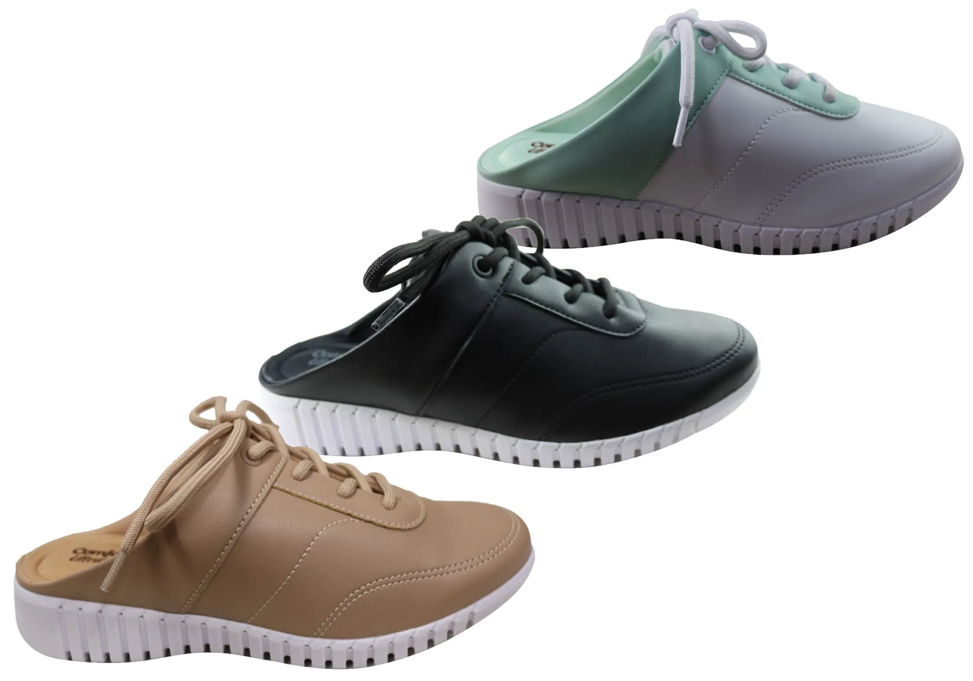 Comfortflex Whirl Damen Bequeme Geschlossene Zehen Offene Fersen Pantoffeln Comfortflex Schuhe