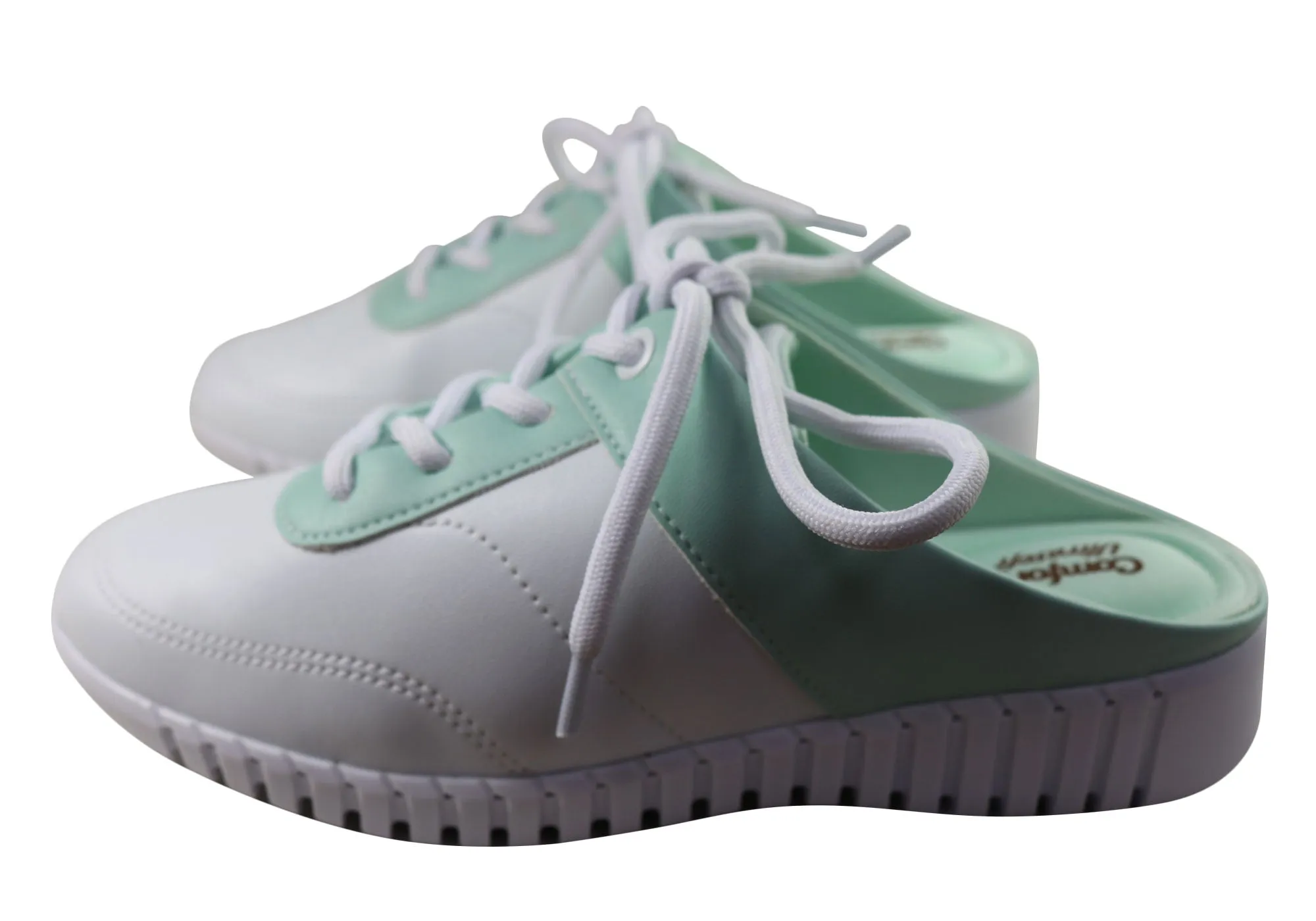Comfortflex Whirl Damen Bequeme Geschlossene Zehen Offene Fersen Pantoffeln Comfortflex Schuhe