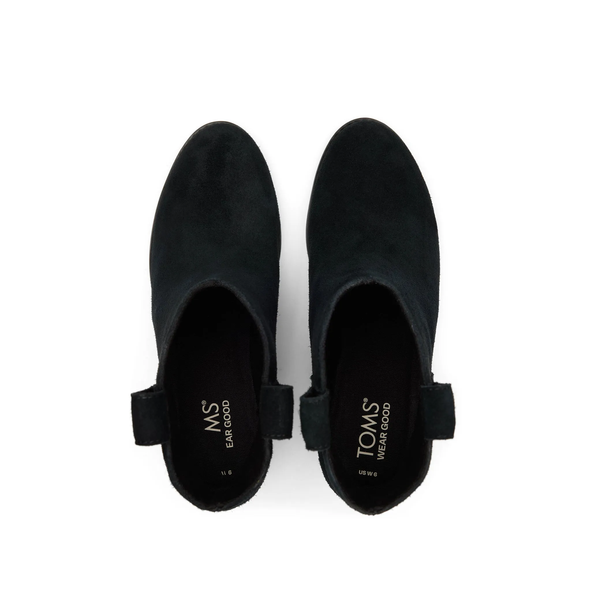 Constance Stiefel mit Absatz in Schwarz Wildleder