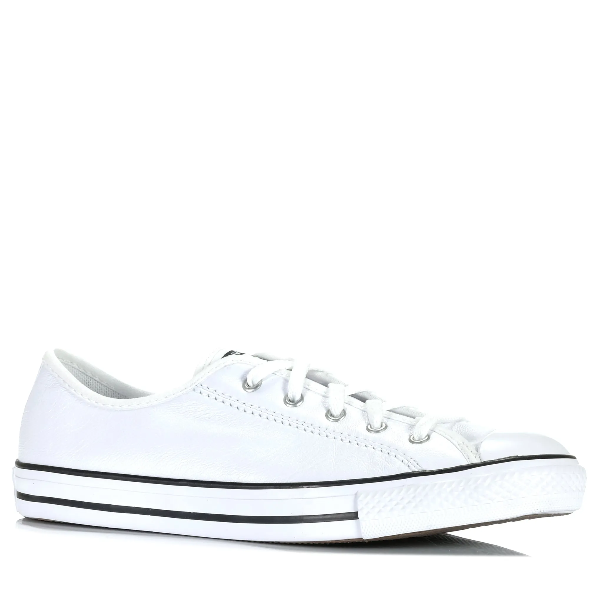Converse Schuhe Converse Chuck Taylor Zartes Leder Low Weiß/Schwarz