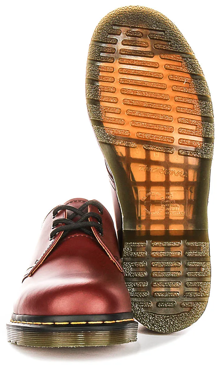 Dr. Martens 1461 Glatt in Kirschrot Schuhe Dr. Martens