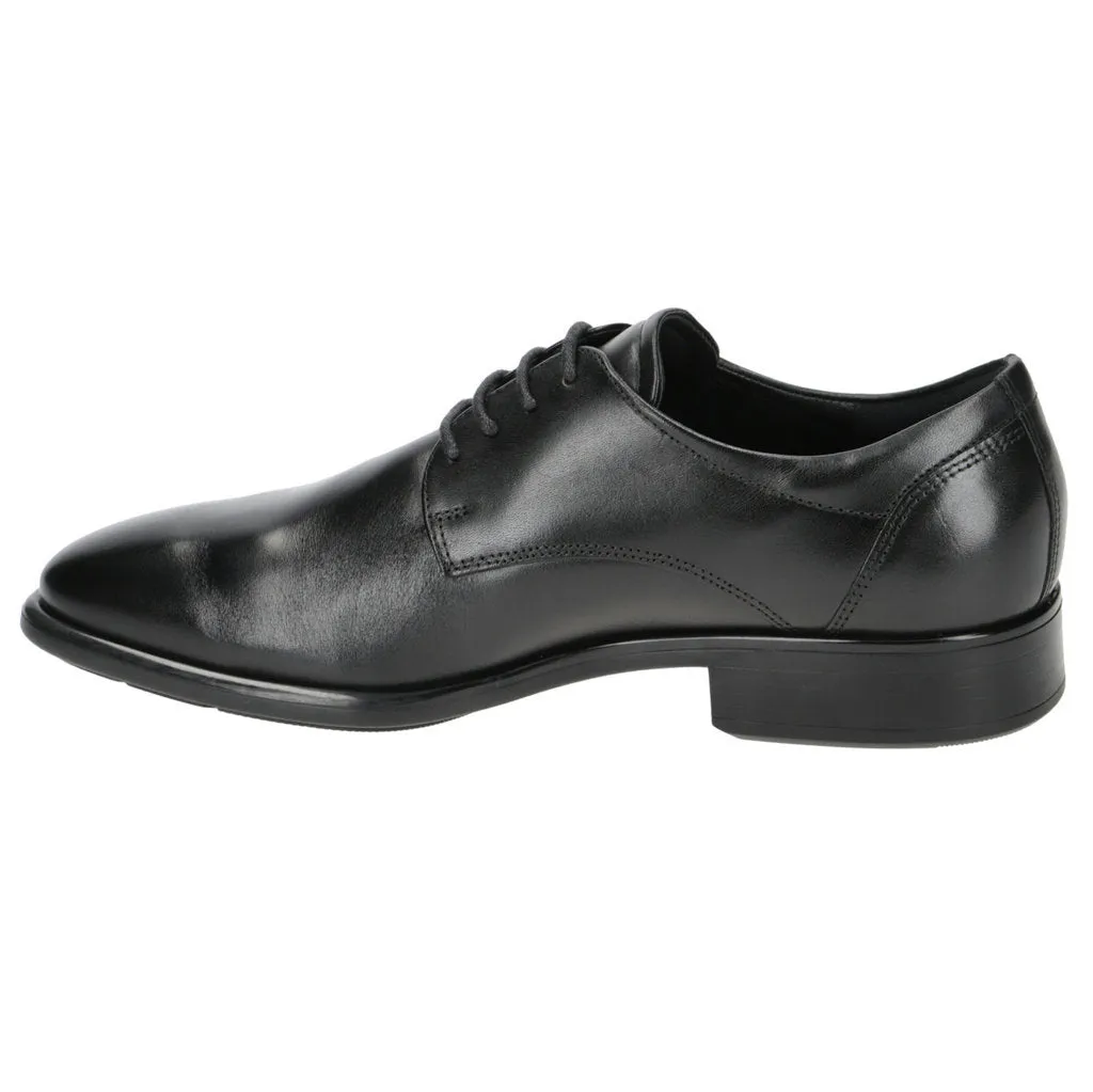 Ecco Citytray Derby-Herrenschuhe aus Vollrindleder von Ecco