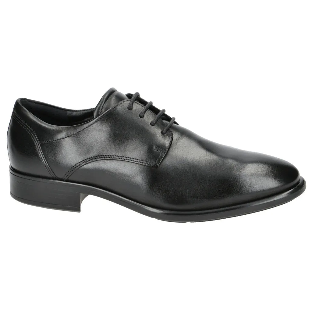 Ecco Citytray Derby-Herrenschuhe aus Vollrindleder von Ecco