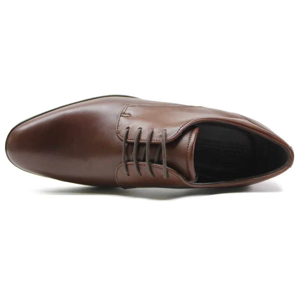 Ecco Citytray Derby-Herrenschuhe aus Vollrindleder von Ecco
