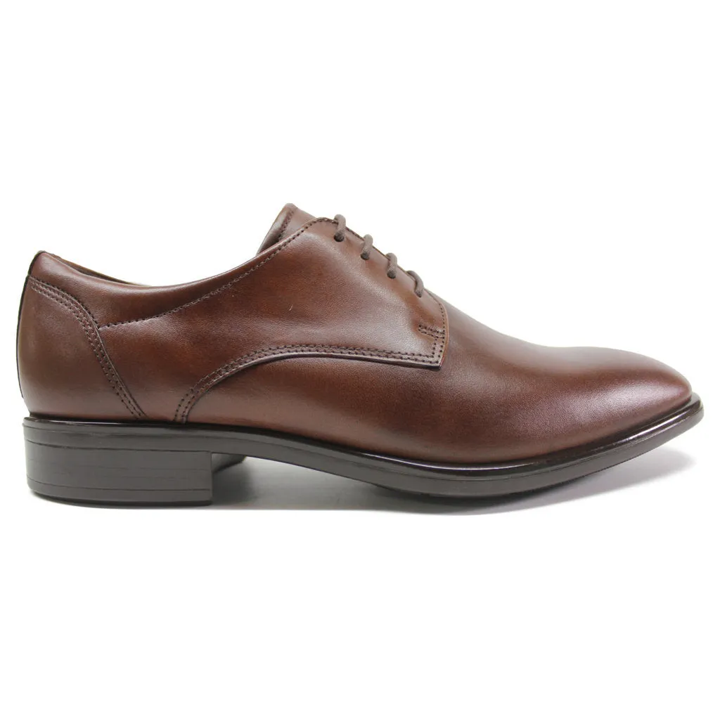 Ecco Citytray Derby-Herrenschuhe aus Vollrindleder von Ecco