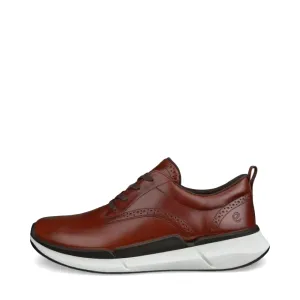 Ecco Herren Biom 2.2 Hybrid Leder-Sneaker in Cognac