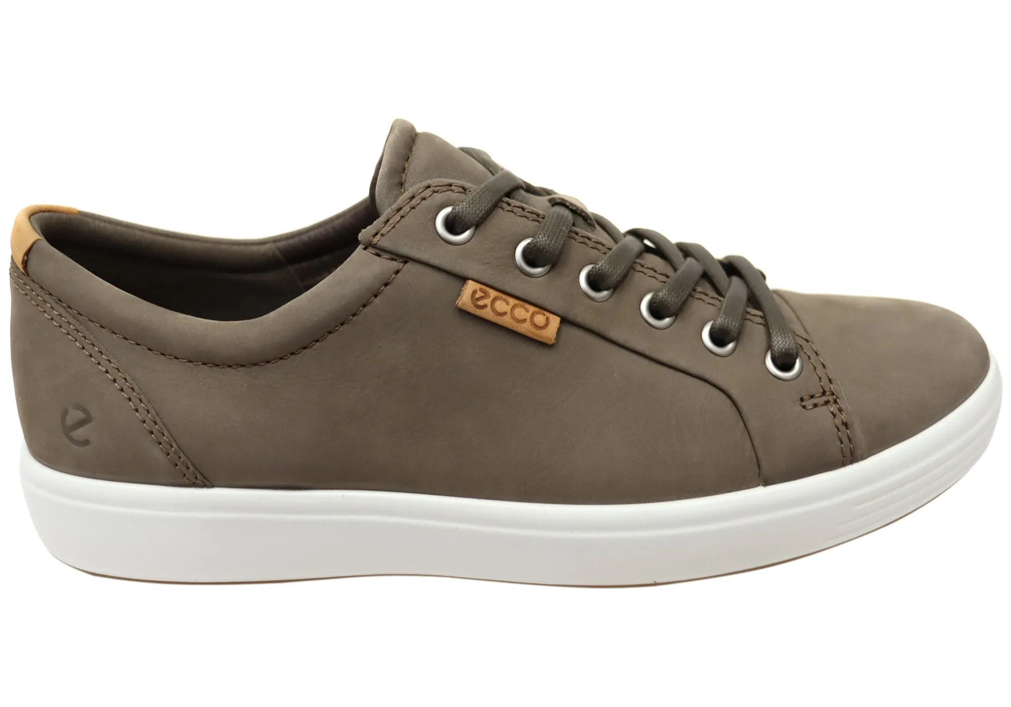 ECCO Herren Soft 7 Bequeme Leder Casual Schnürschuhe Sneaker Ecco Schuhe