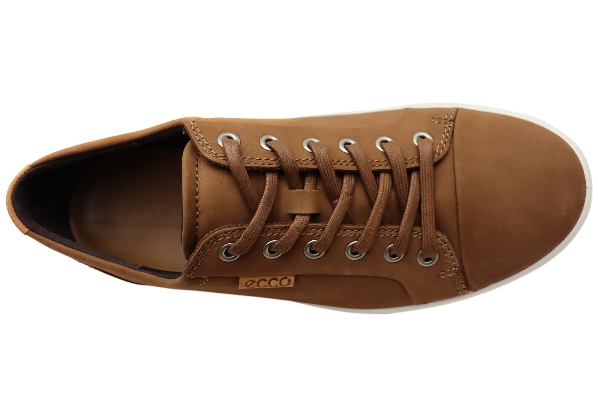 ECCO Herren Soft 7 Bequeme Leder Casual Schnürschuhe Sneaker Ecco Schuhe