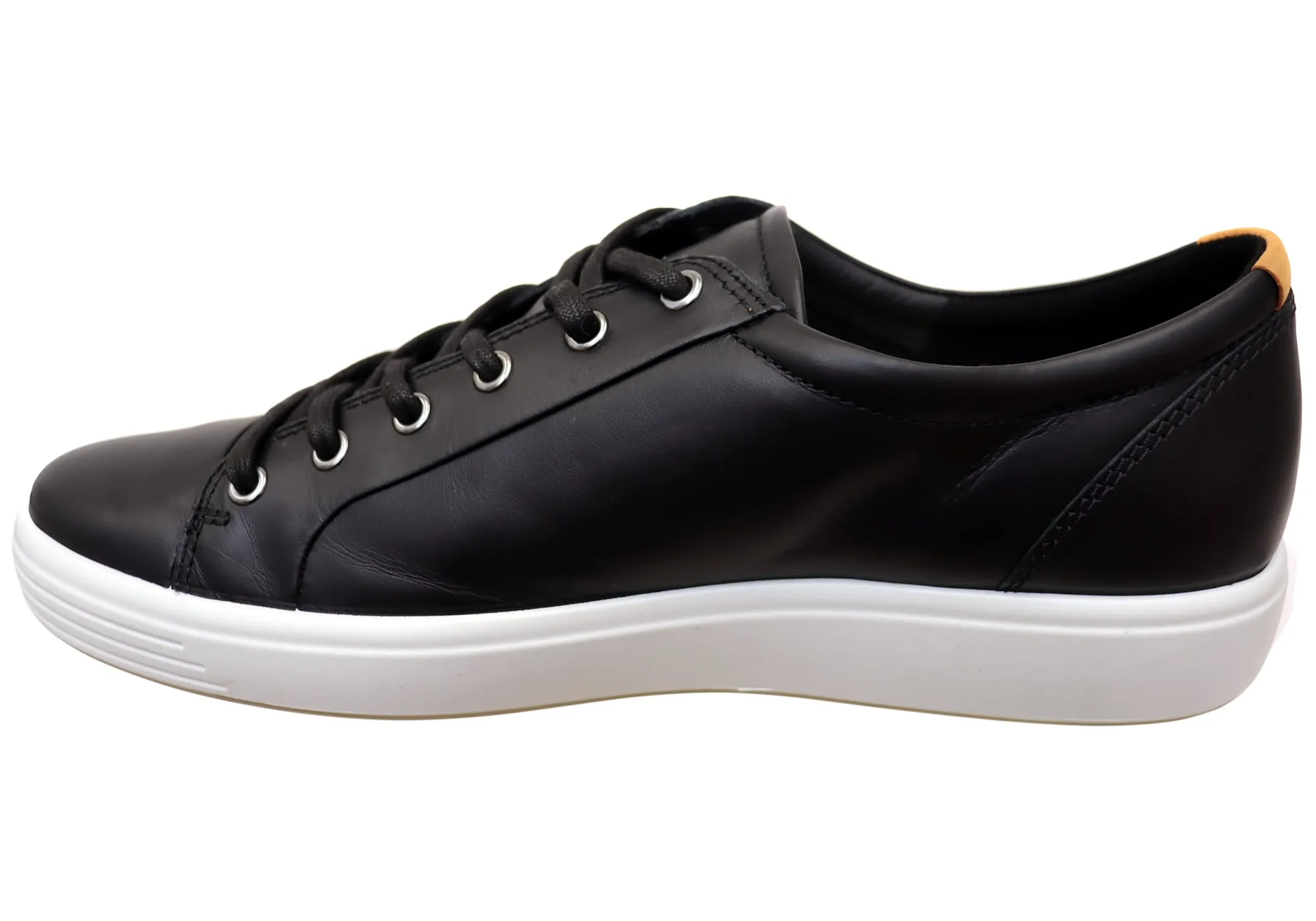 ECCO Herren Soft 7 Bequeme Leder Casual Schnürschuhe Sneaker Ecco Schuhe