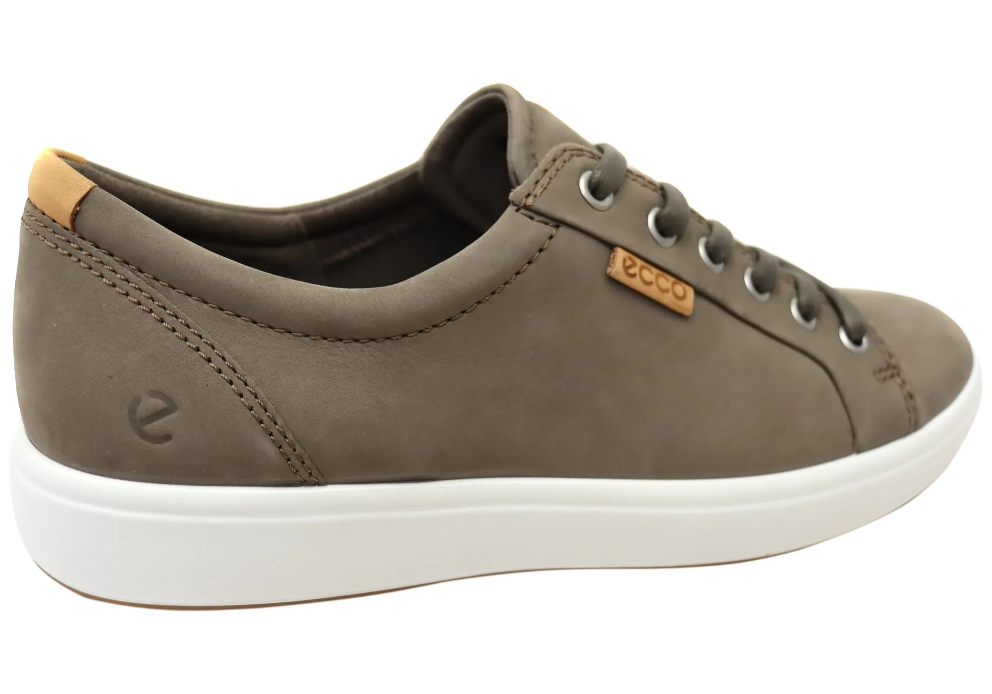 ECCO Herren Soft 7 Bequeme Leder Casual Schnürschuhe Sneaker Ecco Schuhe